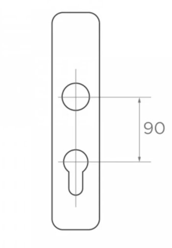 Межосевое расстояние 90мм